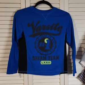 Faded Glory Blue Graphic Tee